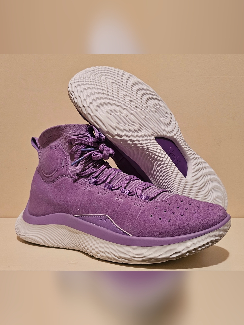 Armour Curry 4 Flotro Vivid Lilac Shoes Men Sz 11  Rare 3024861-500 NWOB